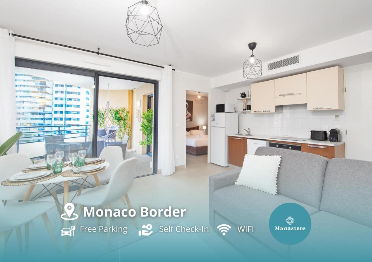 Vue Monaco & Tour Odeon - Terrasse - Parking - Bh Apartment Beausoleil Ngoại thất bức ảnh