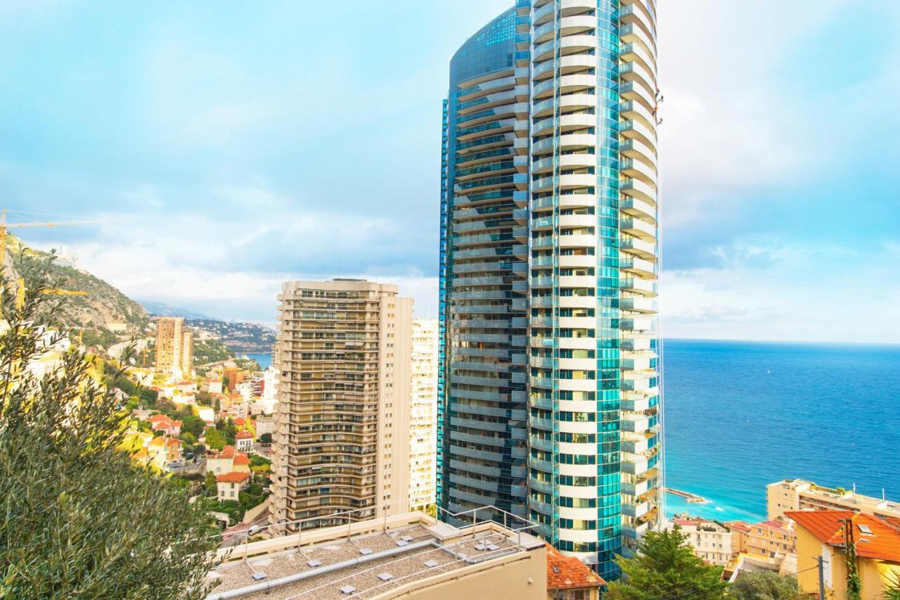 Vue Monaco & Tour Odeon - Terrasse - Parking - Bh Apartment Beausoleil Ngoại thất bức ảnh